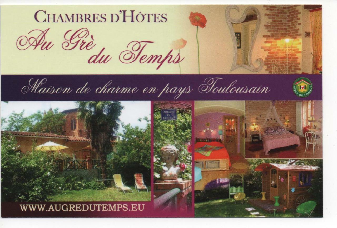 La Chambre D'Hote Au Gre Du Temps Montlaur  Екстериор снимка